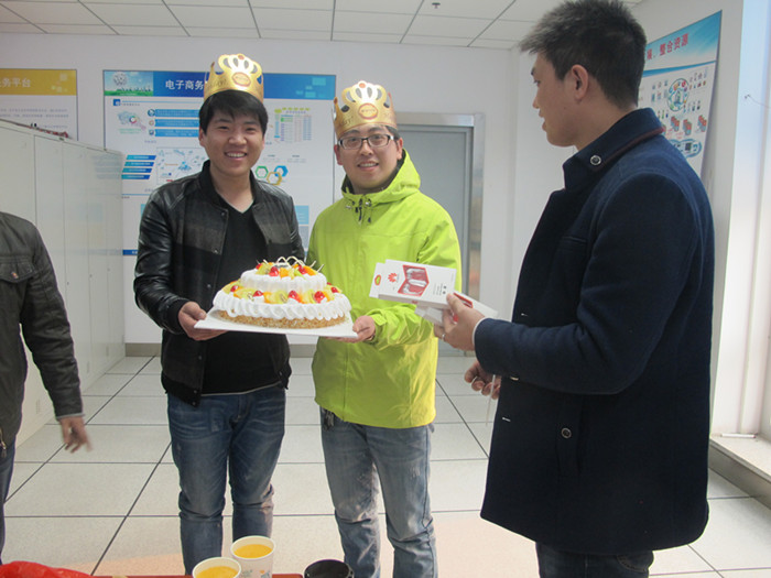 公司舉辦2016年Q1季度生日會